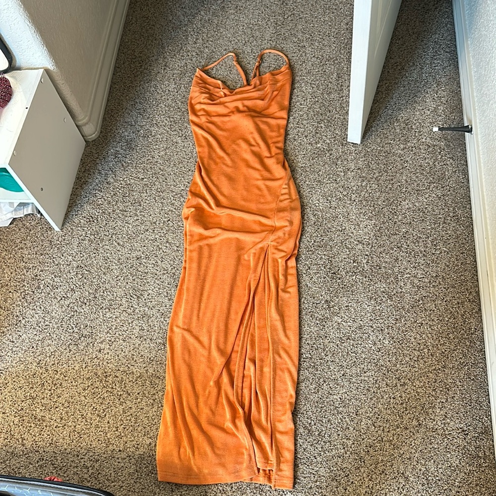 Orange dress